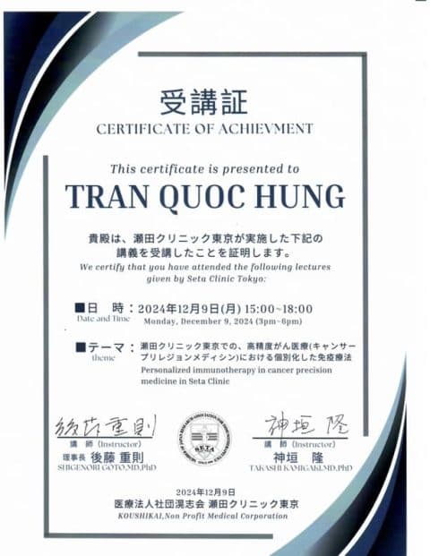 Dr Trần Quốc Hùng
