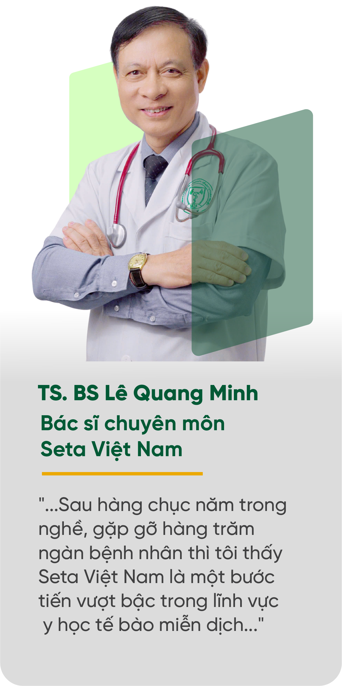 Dr Lê Quang Minh - SETA Việt Nam