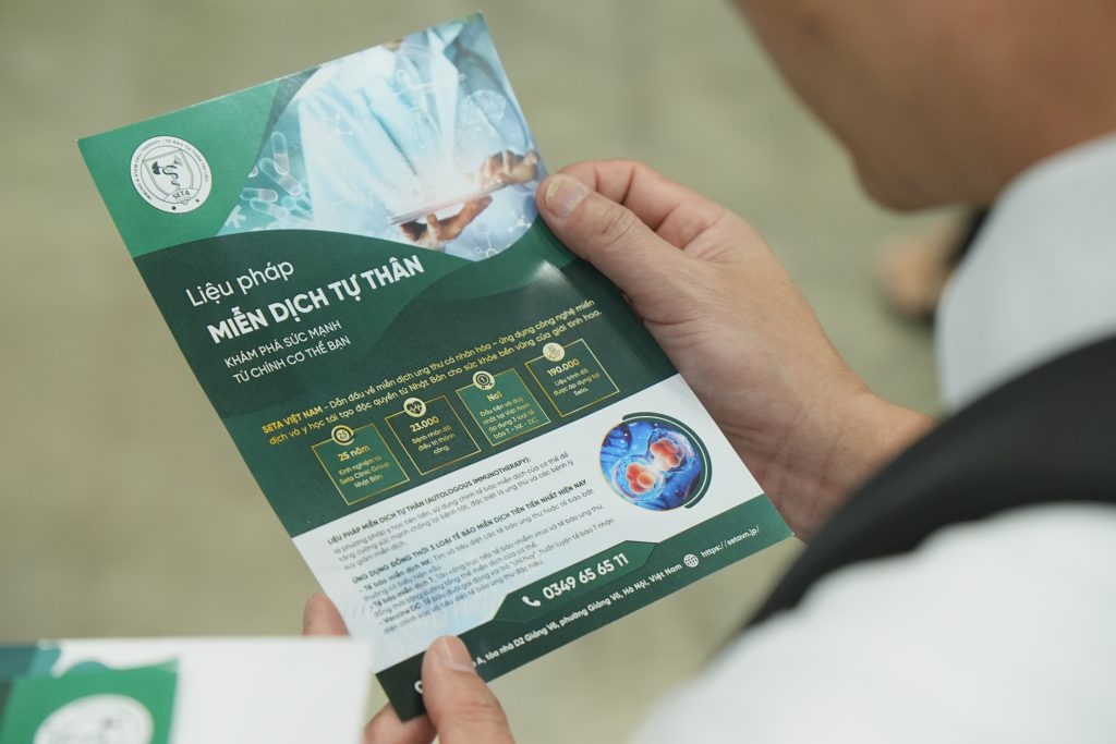 Seta việt nam tiên phong ứng dụng liệu pháp miễn dịch tự thân